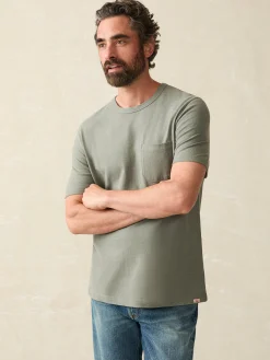 Faherty Brand Short-Sleeve Hemp Blend Tee -^ T-Shirts & Henleys