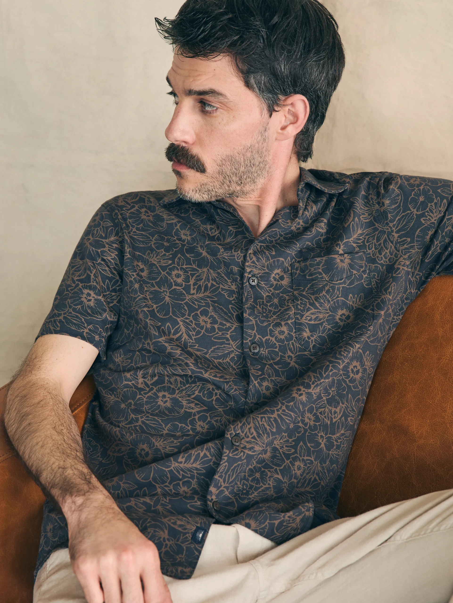 Faherty Brand Short-Sleeve Hermosa Knit Shirt -^ Shirts