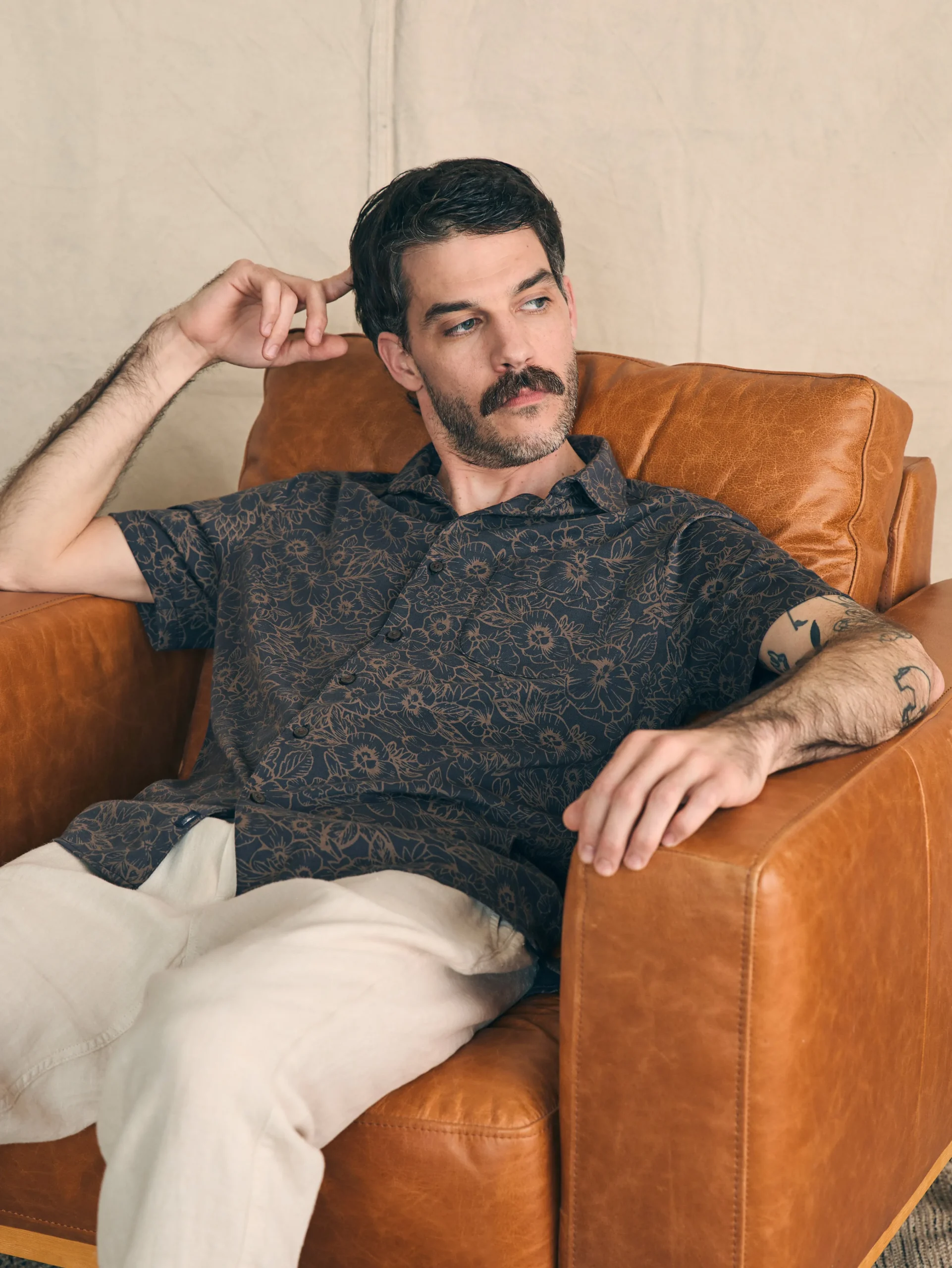 Faherty Brand Short-Sleeve Hermosa Knit Shirt -^ Shirts