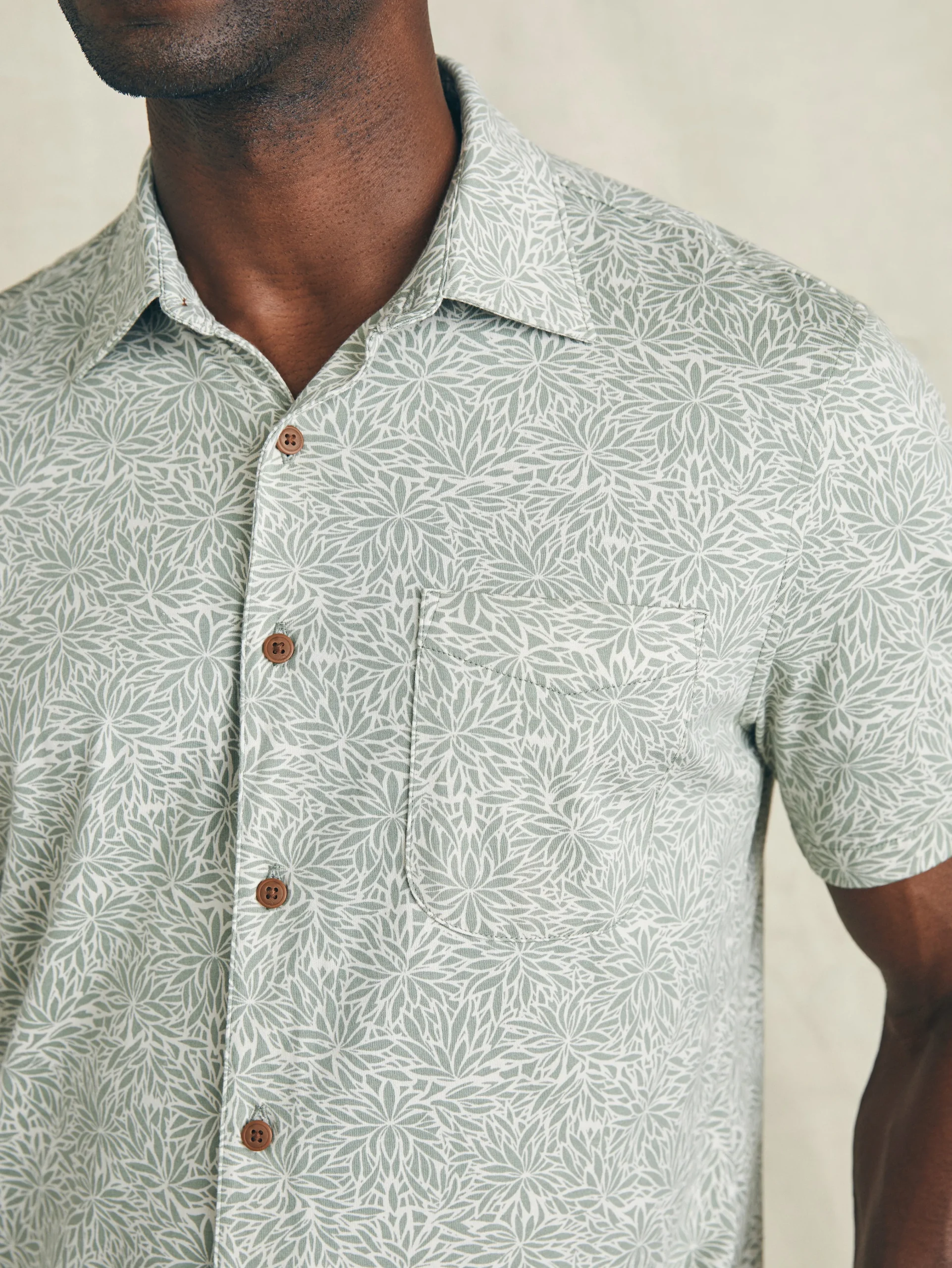 Faherty Brand Short-Sleeve Hermosa Knit Shirt -^ Shirts