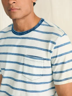 Faherty Brand Short-Sleeve Indigo Pocket Tee -^ T-Shirts & Henleys