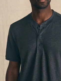 Faherty Brand Short-Sleeve Linen Henley -^ T-Shirts & Henleys