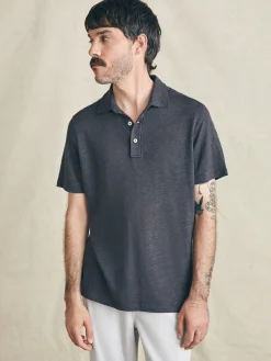 Faherty Brand Short-Sleeve Linen Polo -^ Polo Shirts