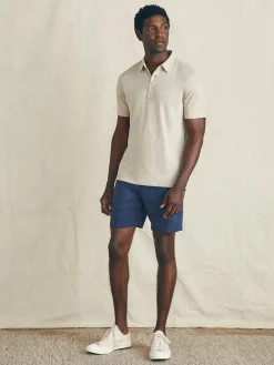 Faherty Brand Short-Sleeve Linen Polo -^ Polo Shirts