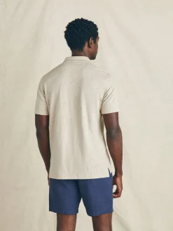 Faherty Brand Short-Sleeve Linen Polo -^ Polo Shirts