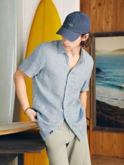 Faherty Brand Short-Sleeve Palma Linen Shirt -^ Shirts