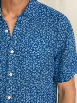 Faherty Brand Short-Sleeve Palma Linen Shirt -^ Shirts
