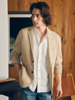 Faherty Brand Short-Sleeve Palma Linen Shirt -^ Shirts