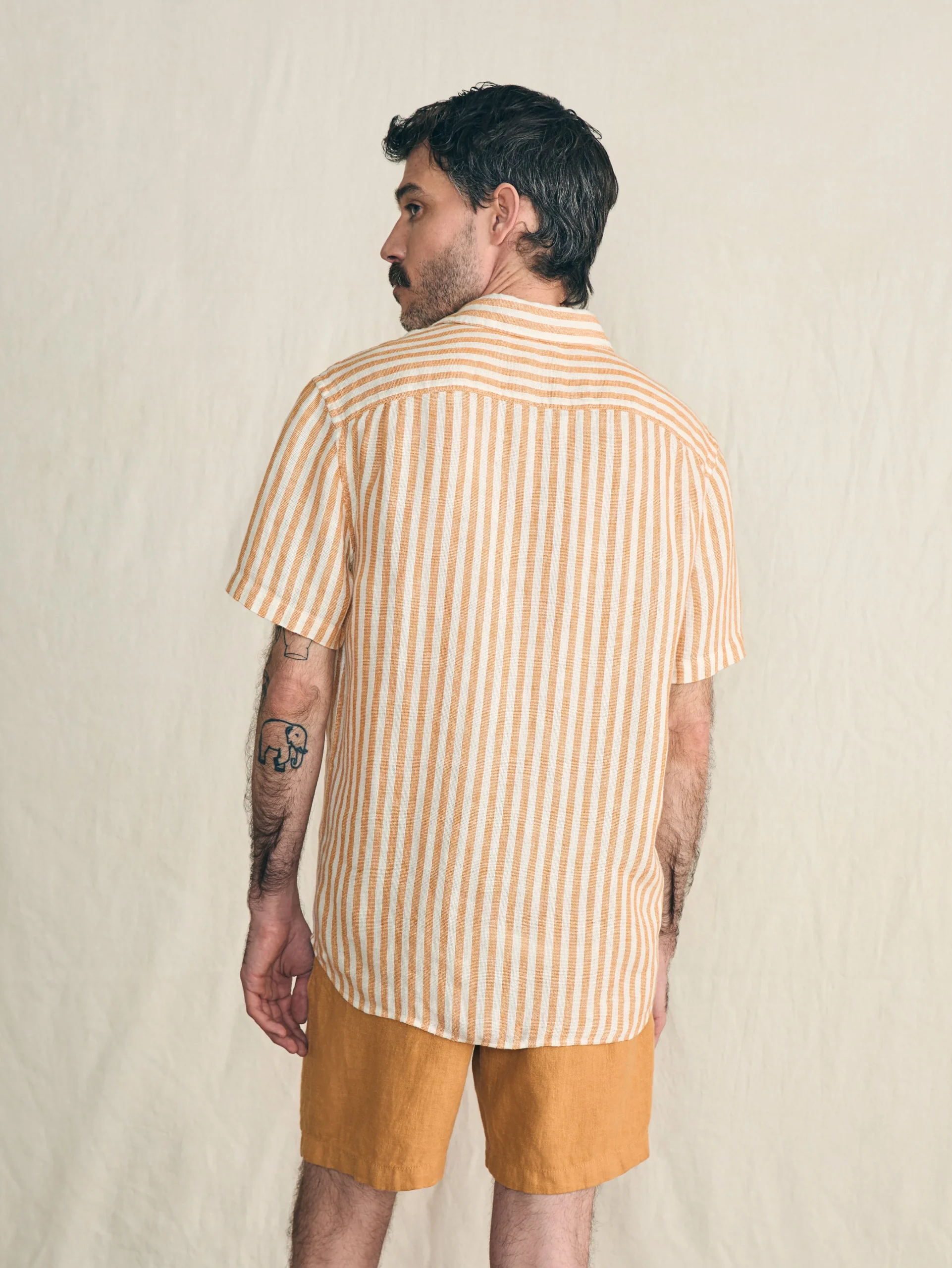 Faherty Brand Short-Sleeve Palma Linen Shirt -^ Shirts
