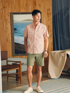 Faherty Brand Short-Sleeve Stretch Playa Shirt -^ Shirts