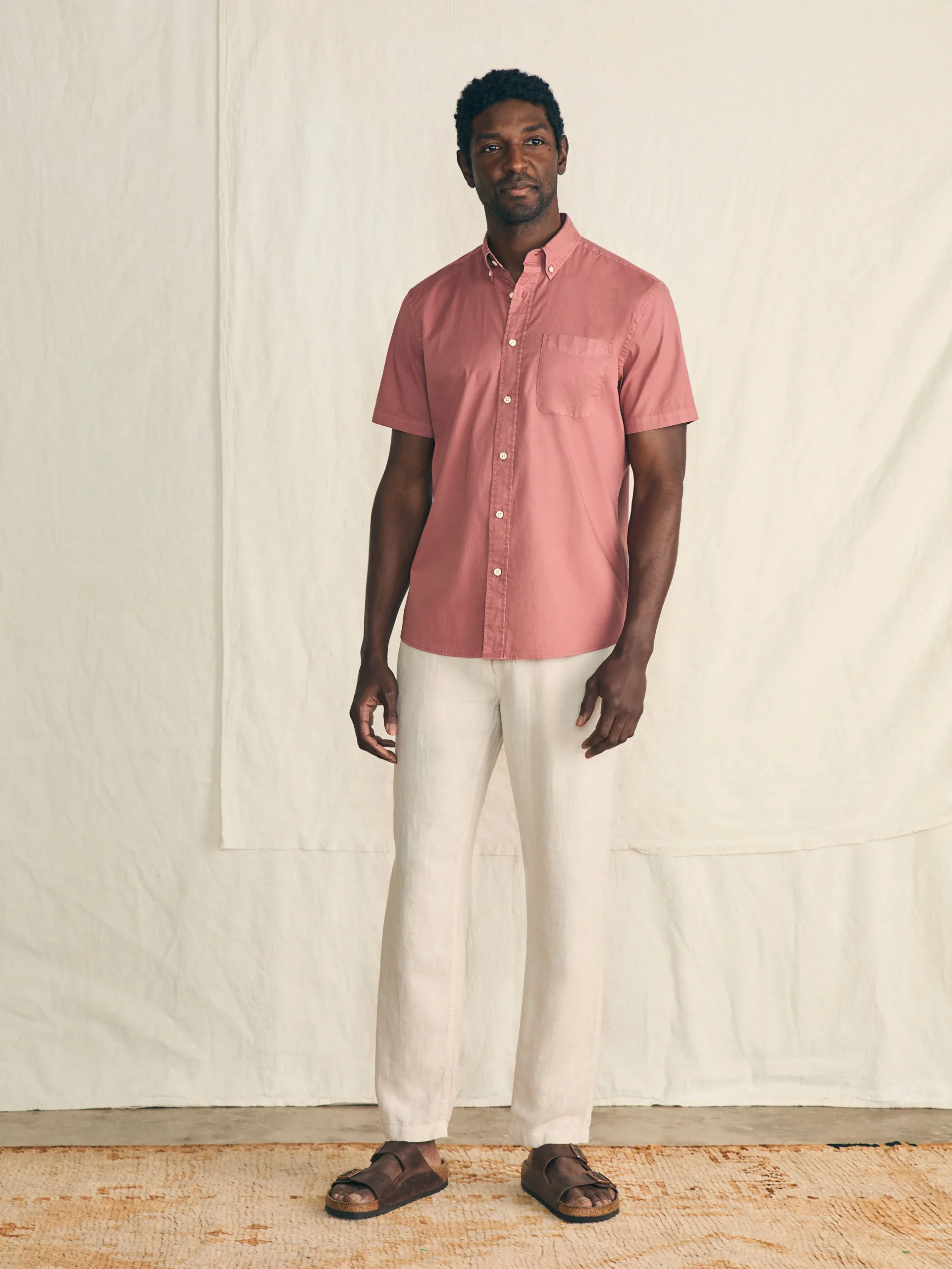 Faherty Brand Short-Sleeve Stretch Playa Shirt -^ Shirts
