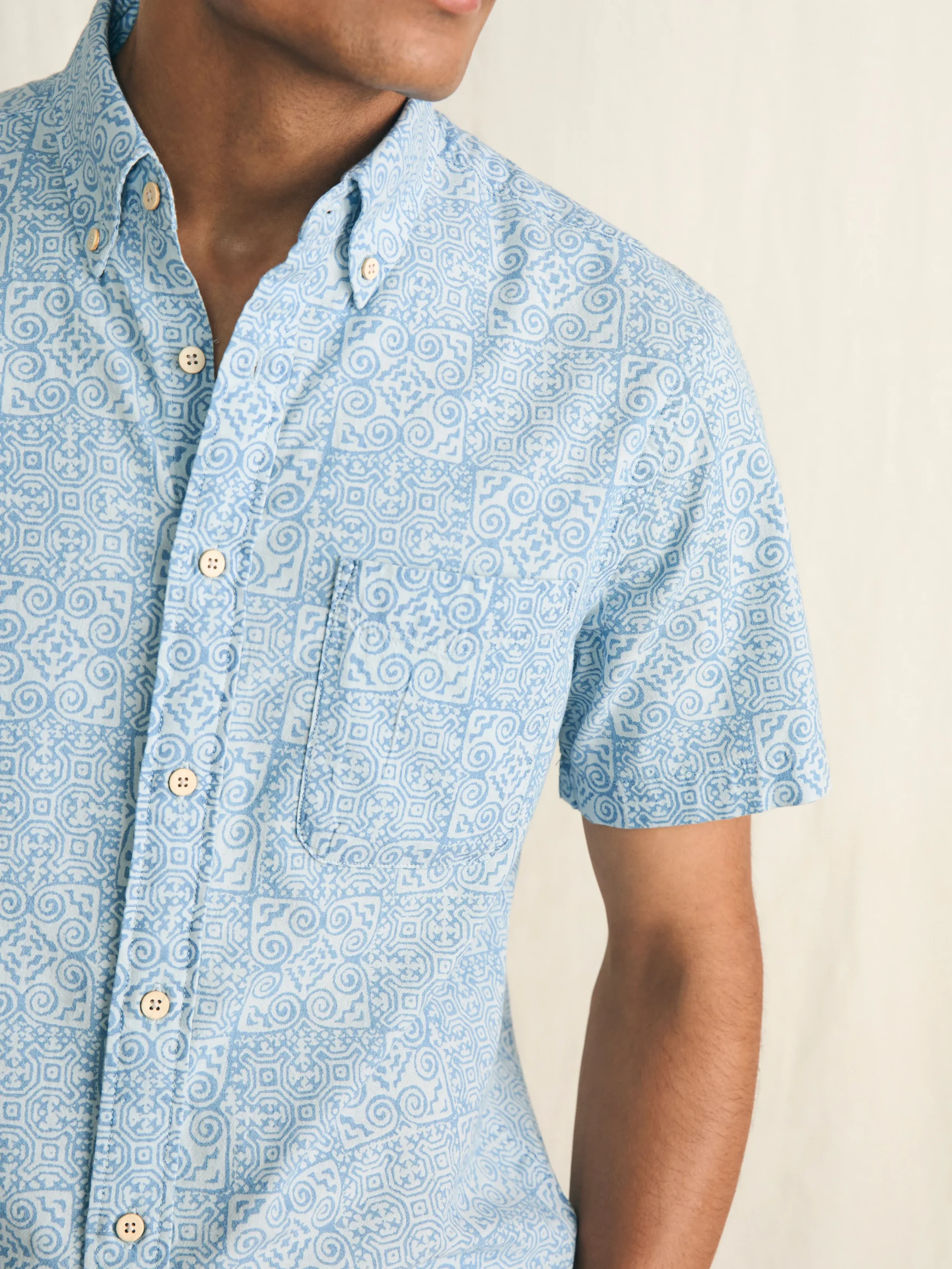 Faherty Brand Short-Sleeve Stretch Playa Shirt -^ Shirts