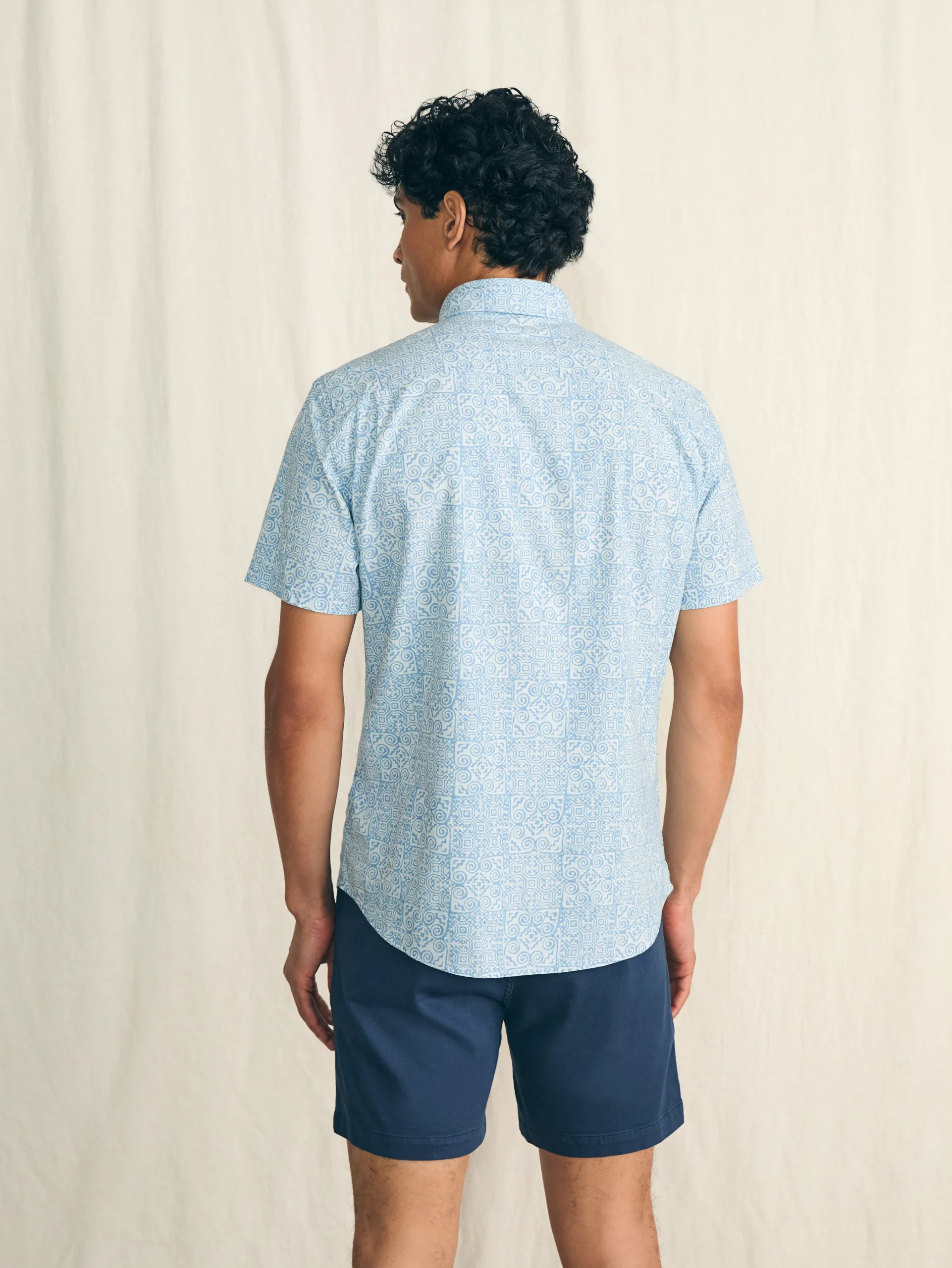 Faherty Brand Short-Sleeve Stretch Playa Shirt (Tall) -^ Shirts