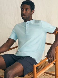 Faherty Brand Short-Sleeve Sunwashed Henley -^ T-Shirts & Henleys