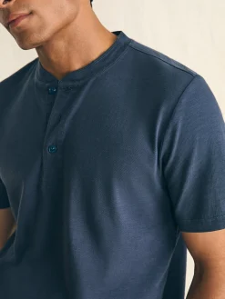 Faherty Brand Short-Sleeve Sunwashed Henley -^ T-Shirts & Henleys