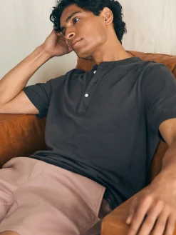 Faherty Brand Short-Sleeve Sunwashed Henley -^ T-Shirts & Henleys