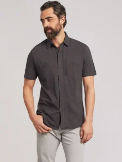 Faherty Brand Short-Sleeve Sunwashed Knit Shirt -^ Shirts