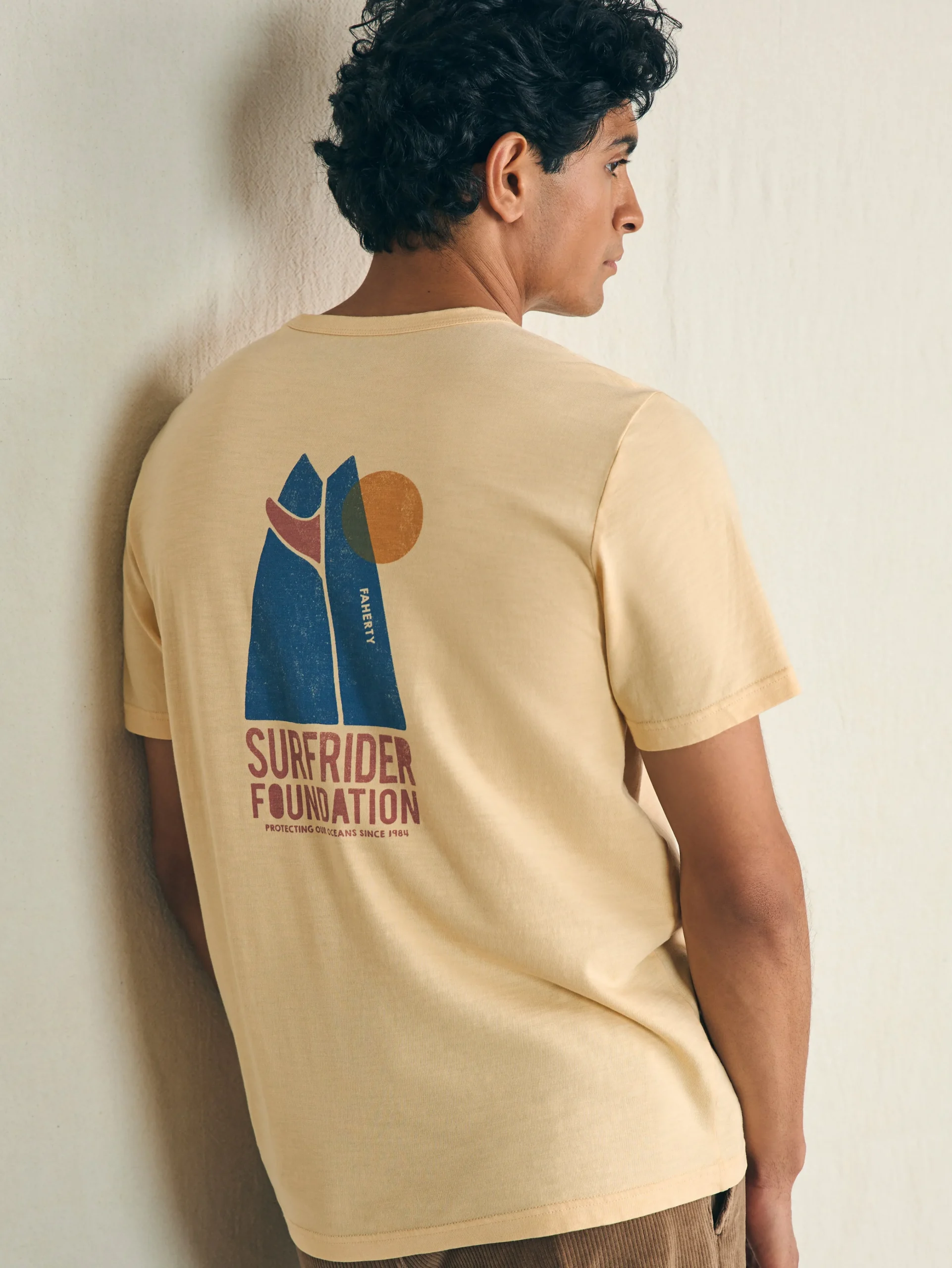 Faherty Brand Short-Sleeve Surfrider Sunwashed Pocket Tee -^ T-Shirts & Henleys