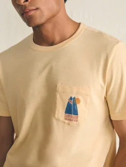 Faherty Brand Short-Sleeve Surfrider Sunwashed Pocket Tee -^ T-Shirts & Henleys