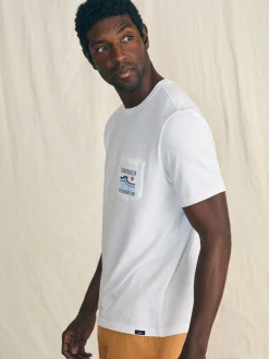 Faherty Brand Short-Sleeve Surfrider Sunwashed Pocket Tee -^ T-Shirts & Henleys