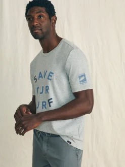 Faherty Brand Short-Sleeve Surfrider Sunwashed Tee -^ T-Shirts & Henleys