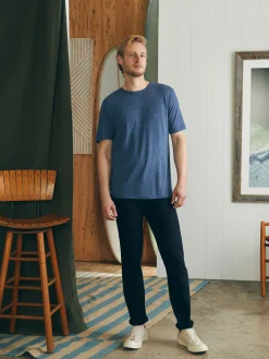 Faherty Brand Short-Sleeve Vintage Chambray Tee -^ T-Shirts & Henleys