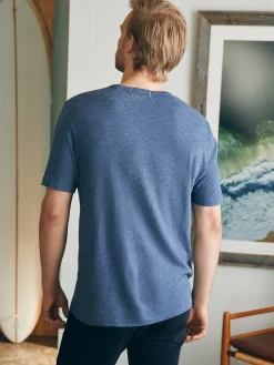 Faherty Brand Short-Sleeve Vintage Chambray Tee -^ T-Shirts & Henleys
