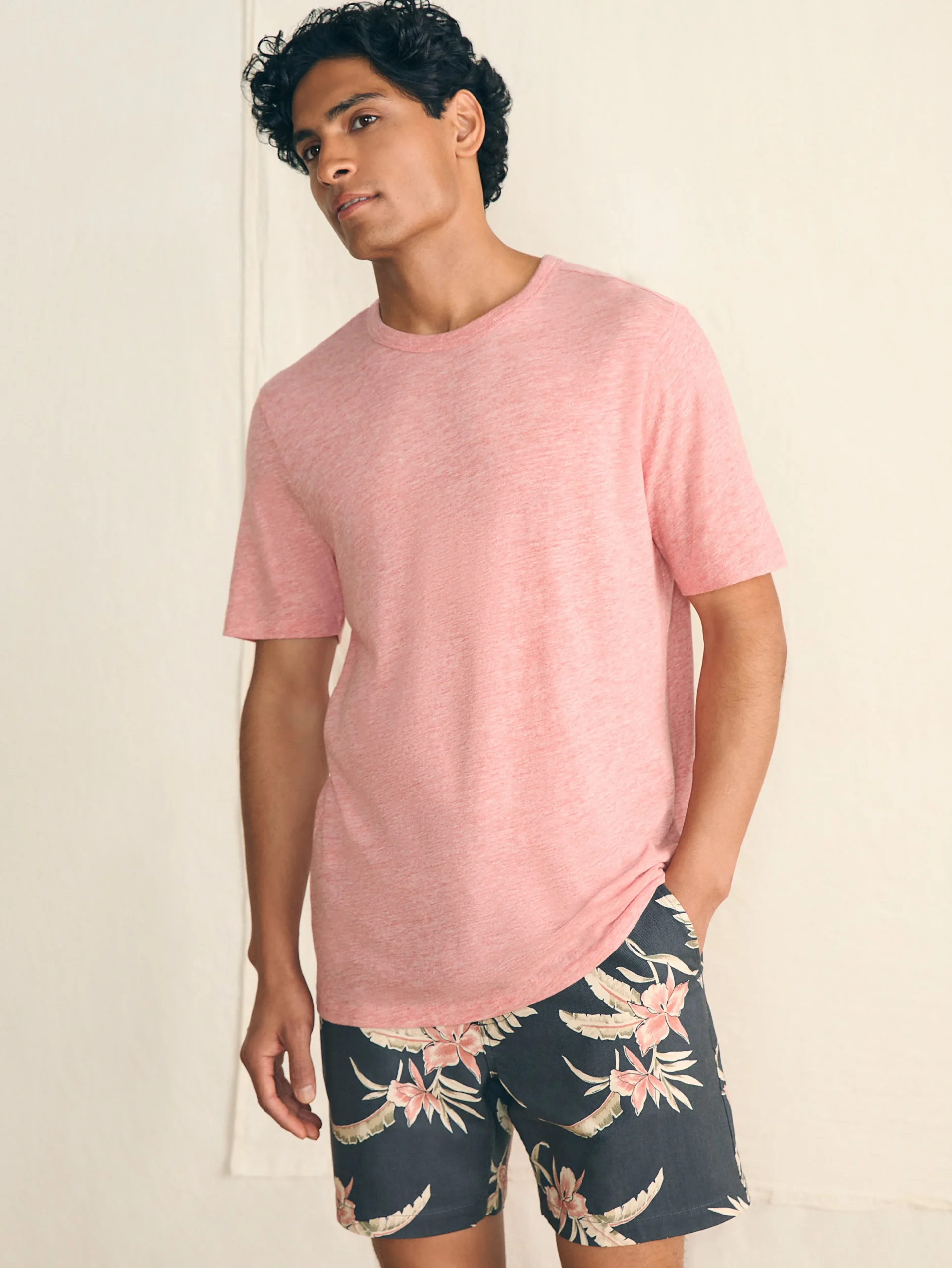 Faherty Brand Short-Sleeve Vintage Chambray Tee -^ T-Shirts & Henleys