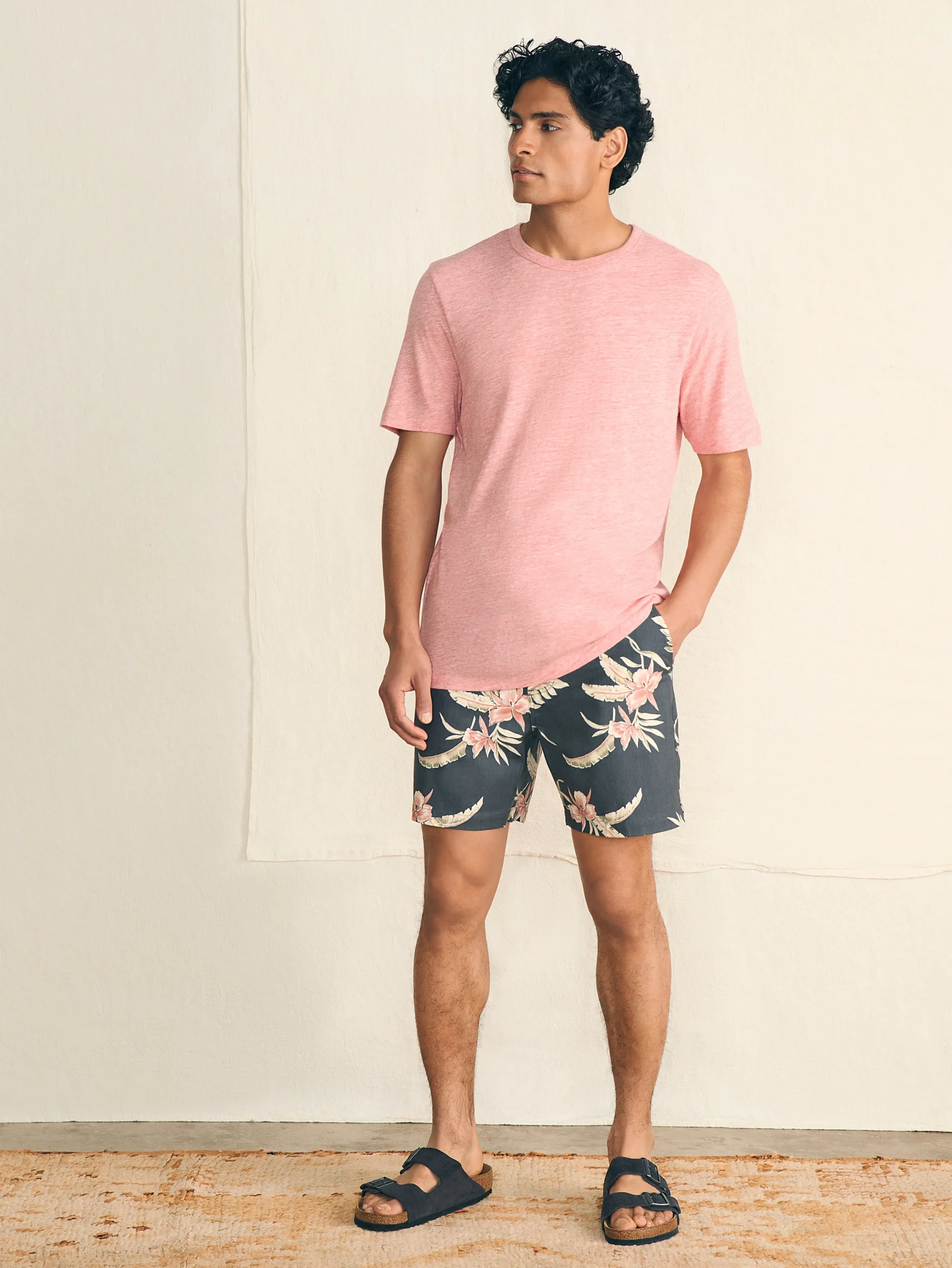 Faherty Brand Short-Sleeve Vintage Chambray Tee -^ T-Shirts & Henleys