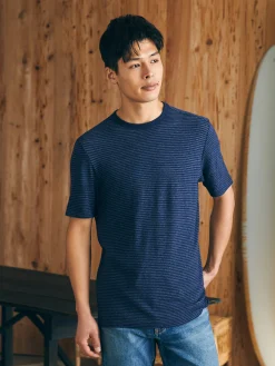 Faherty Brand Short-Sleeve Vintage Chambray Tee -^ T-Shirts & Henleys