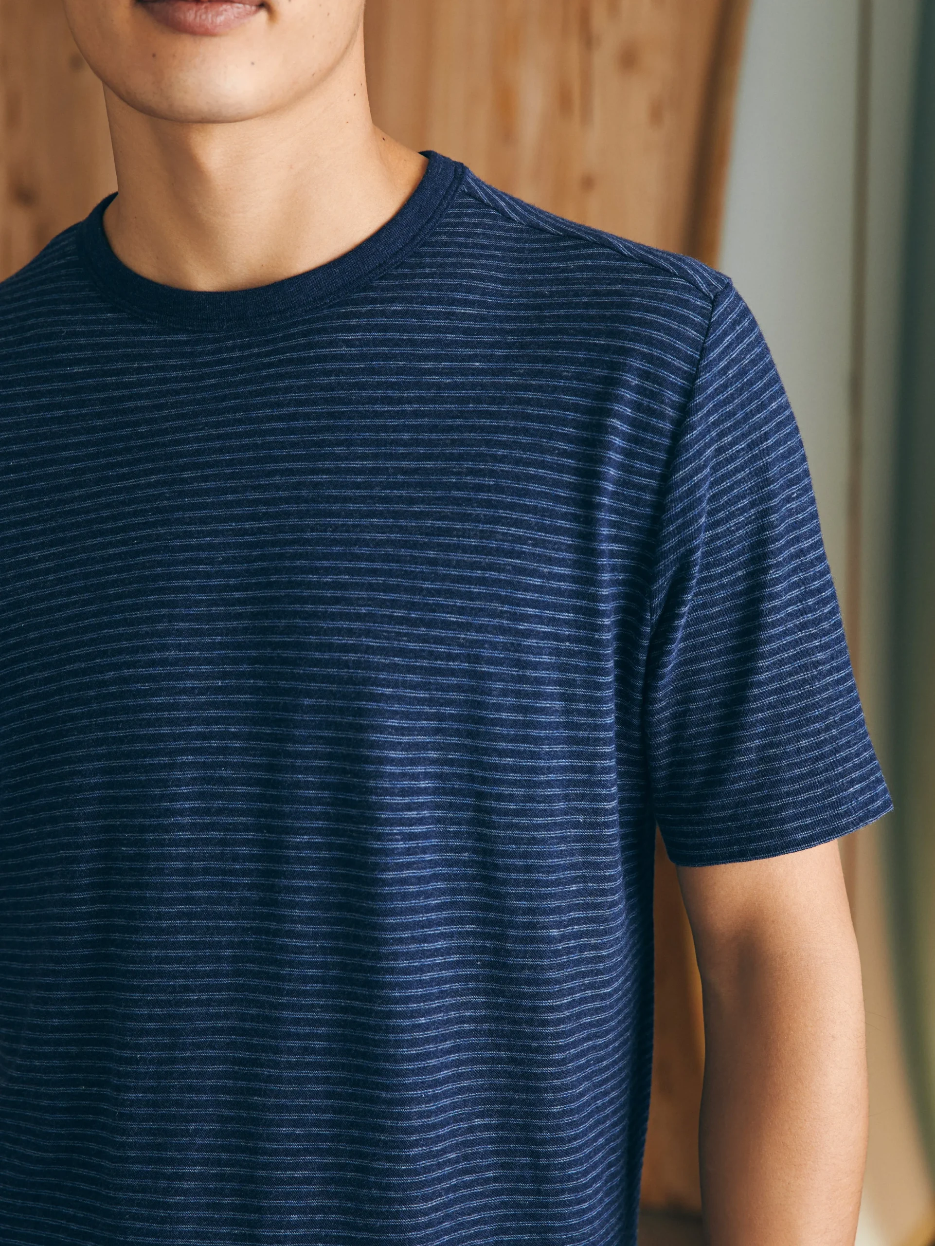 Faherty Brand Short-Sleeve Vintage Chambray Tee -^ T-Shirts & Henleys