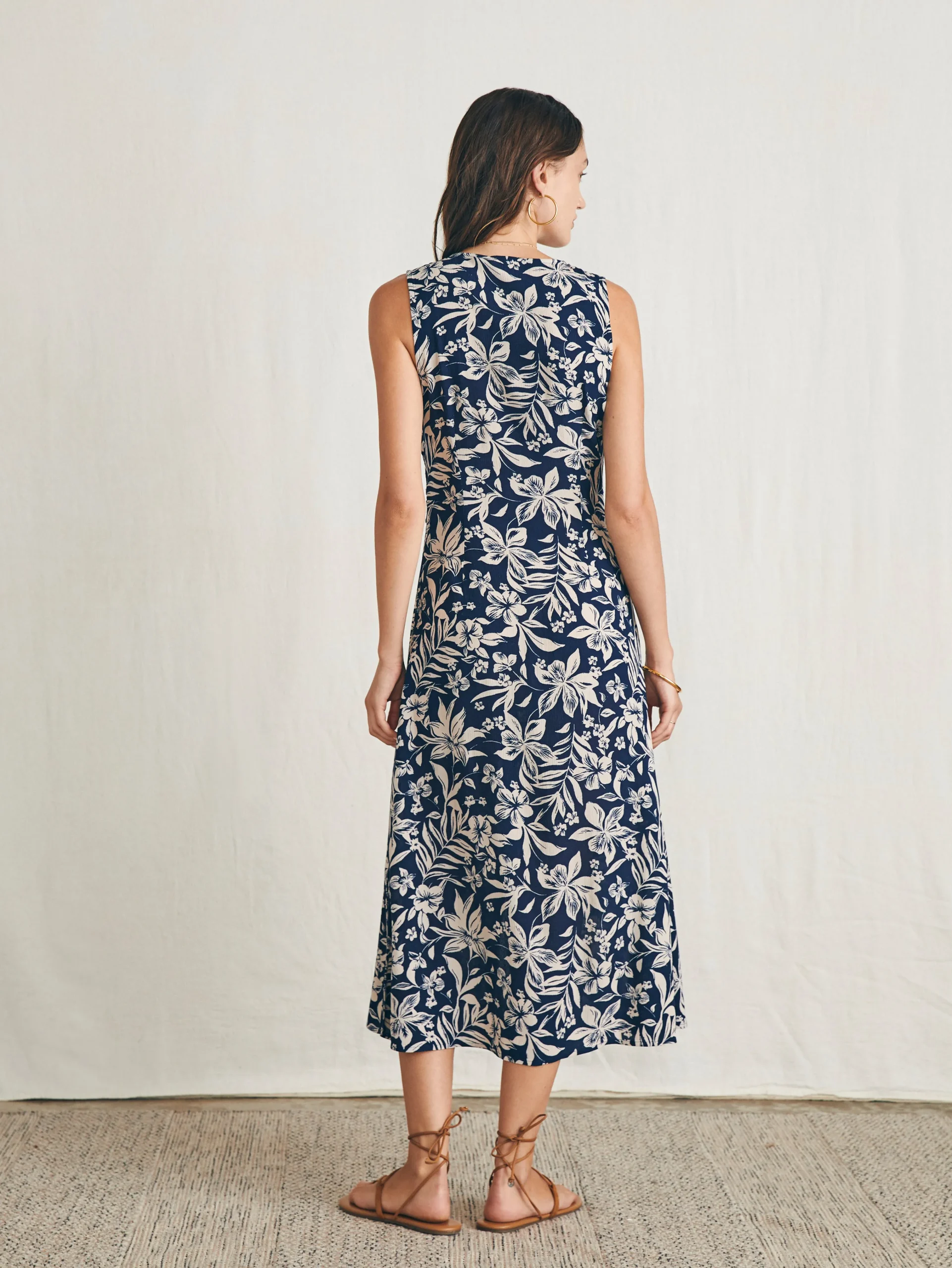 Faherty Brand Siena Midi Dress -^Women Dresses