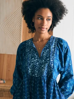 Faherty Brand Silk Blend Solstice Mini Dress -^Women Dresses