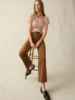 Faherty Brand Softstretch Cord Patch Pocket Pant -^Women Pants