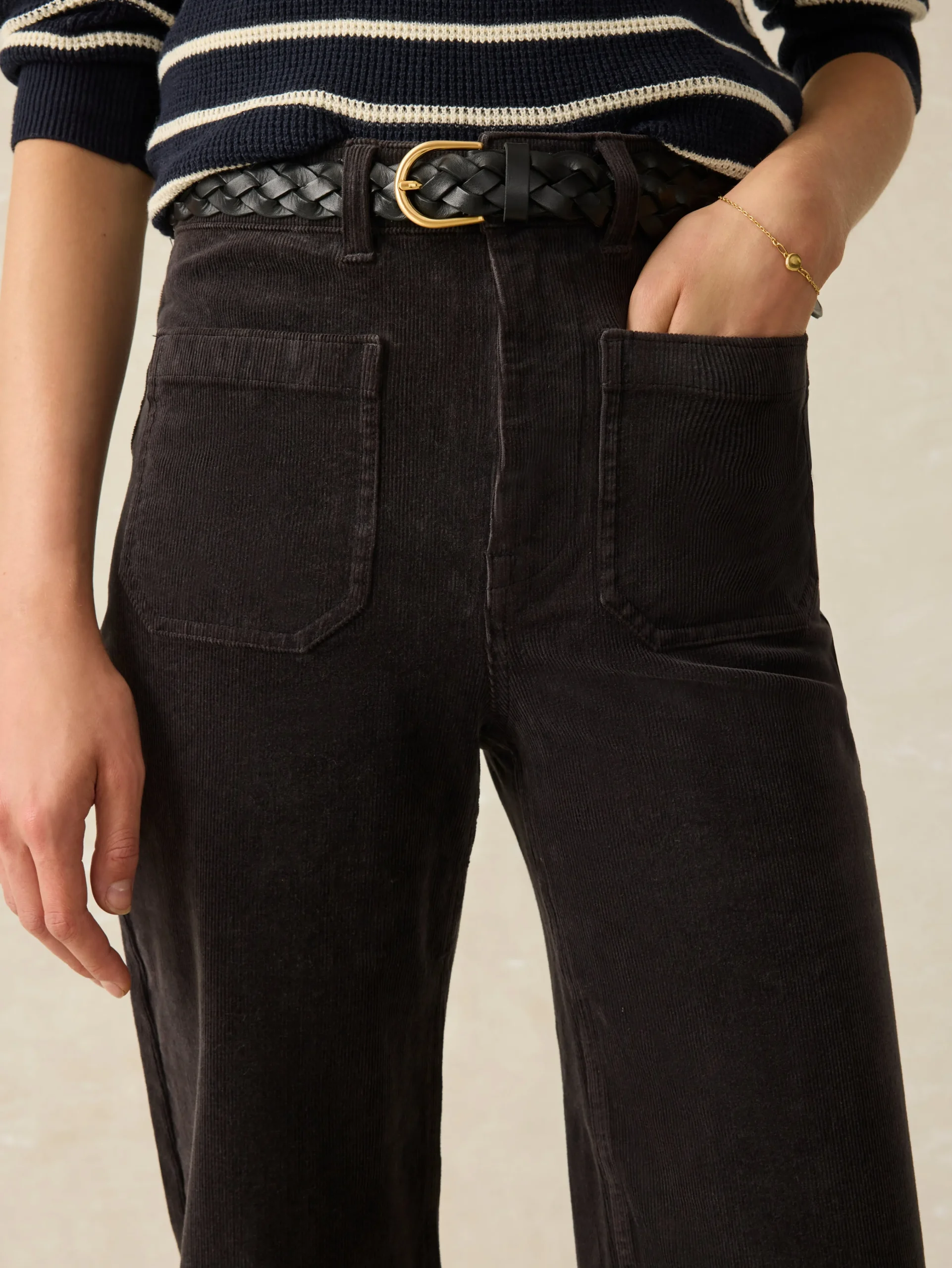 Faherty Brand Softstretch Cord Patch Pocket Pant -^Women Pants