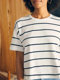 Faherty Brand Sport Jersey Short-Sleeve Tee -^Women T-Shirts