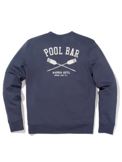 Faherty Brand Spring Lake Long-Sleeve Terry Pool Bar Crewneck -^ Hoodies & Sweatshirts