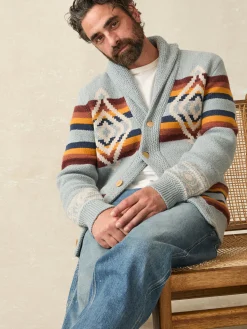 Faherty Brand Steven Paul Judd Cardigan Sweater -^ Sweaters