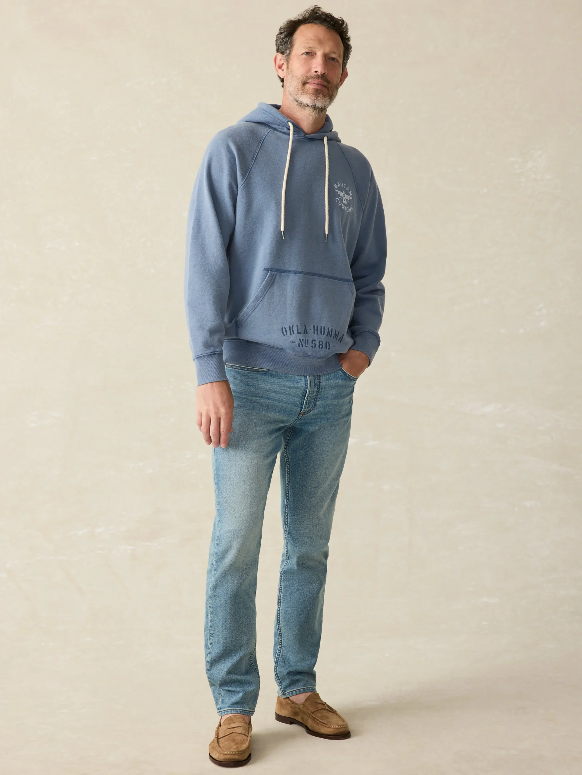 Faherty Brand Steven Paul Judd Fleece Hoodie -^ Hoodies & Sweatshirts