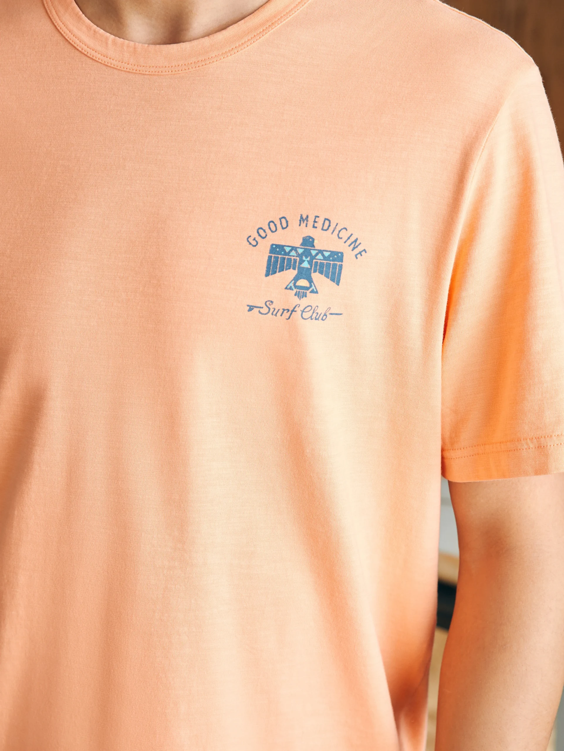 Faherty Brand Steven Paul Judd Good Medicine Surf Club Tee -^ T-Shirts & Henleys