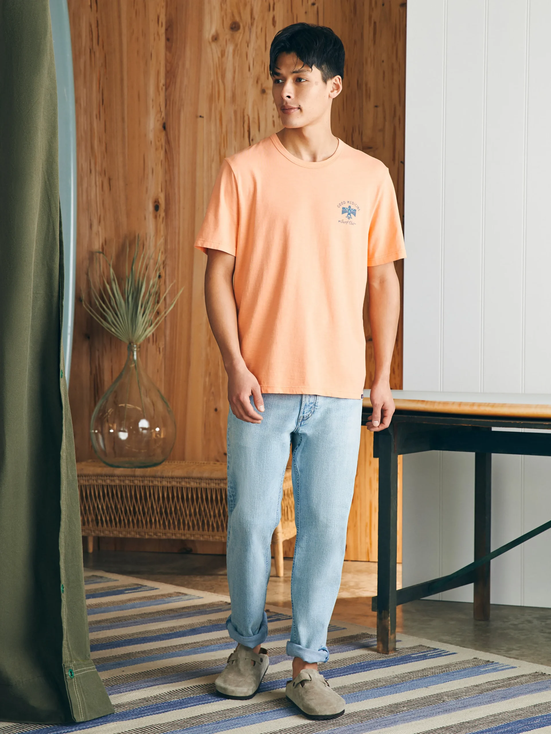 Faherty Brand Steven Paul Judd Good Medicine Surf Club Tee -^ T-Shirts & Henleys