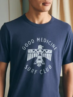 Faherty Brand Steven Paul Judd Good Medicine Surf Club Tee -^ T-Shirts & Henleys