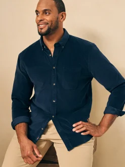 Faherty Brand Stretch Corduroy Shirt -^ Shirts
