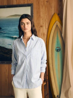 Faherty Brand Stretch Oxford Relaxed Shirt -^Women Shirts & Tops