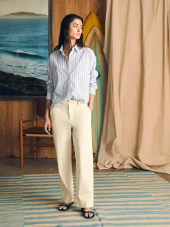 Faherty Brand Stretch Oxford Relaxed Shirt -^Women Shirts & Tops