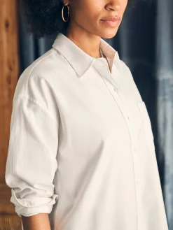 Faherty Brand Stretch Oxford Relaxed Shirt -^Women Shirts & Tops