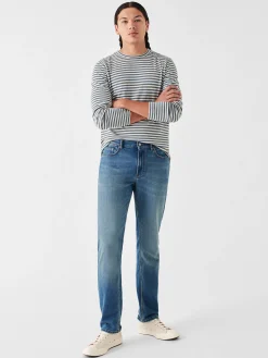 Faherty Brand Stretch Terry Indigo 5-Pocket Pant (32" Inseam) -^ Pants