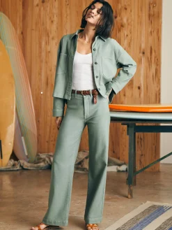 Faherty Brand Stretch Terry Overshirt -^Women Blazers & Outerwear