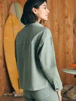 Faherty Brand Stretch Terry Overshirt -^Women Blazers & Outerwear