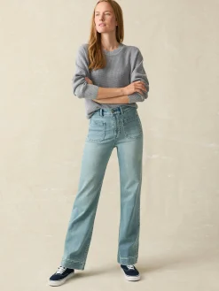 Faherty Brand Stretch Terry Patch Pocket Pant -^Women Pants